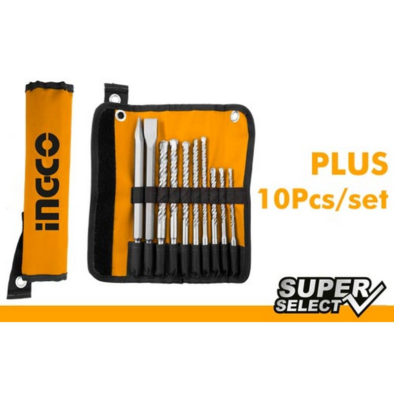 Set me 10 Punto/Dalta SDS-Plus (8 punto + 2 dalta)