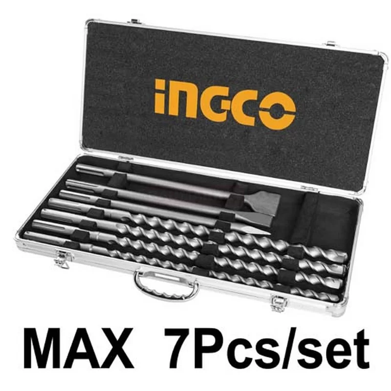 Set SDS Max 7 cope (4 punto/3 dalta) ne valixhe plastike